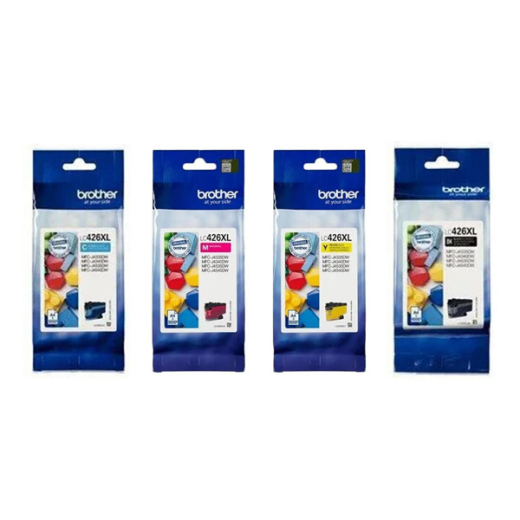 Tintenpatrone original für brother Geräte LC-426 XL, Multipack, XL-Füllmenge