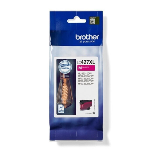 Tintenpatrone original für brother Geräte LC-427M XL, LC427M XL, magenta, XL-Füllmenge