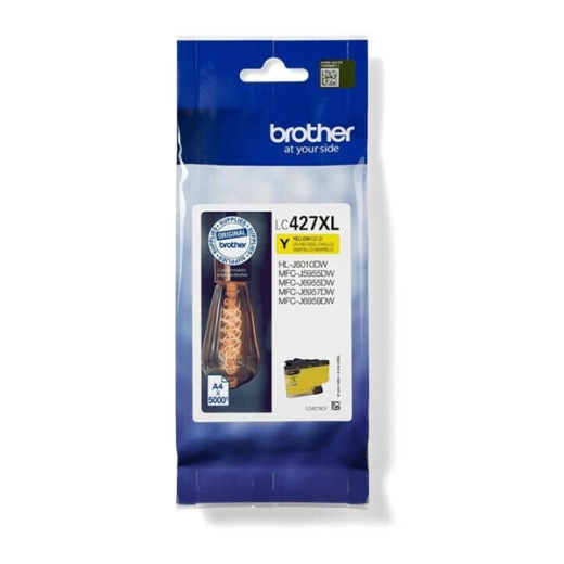 Tintenpatrone original für brother Geräte LC-427Y XL, LC427Y XL, yellow, XL-Füllmenge