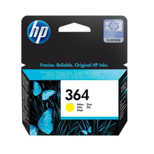 originale Tintenpatrone für HP Drucker: HP 364 Y, yellow, gelb,