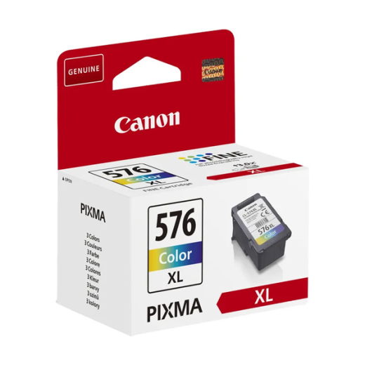 Tintenpatrone original für Canon Drucker: Canon CL-576C XL, tri-color (C,M,Y), original XL-Füllmenge