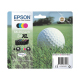 originale Tintenpatrone für EPSON Drucker T3476multi, Multipack (BK,C, M, Y) (Golfball-Serie)